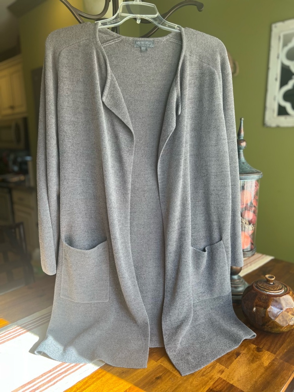 Barefoot Dreams Cozy Chic Lite Long  Cardigan with Pockets